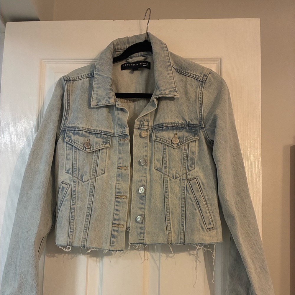 Veronica Beard Light Blue Denim Jacket